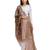 Fabric and Lace Brown Net Party & Festive Women's Dupatta or Chunni