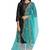 Fabric and Lace Rama Sky Blue Net Party & Festive Women's Dupatta or Chunni