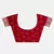 Red Printed Chiffon Saree With Blouse