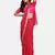 Pink Printed Chiffon Saree With Blouse