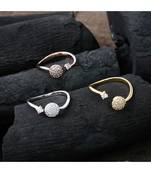 three in one cute ring set