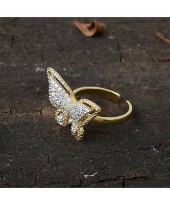 cute littele butterfly finger ring 3