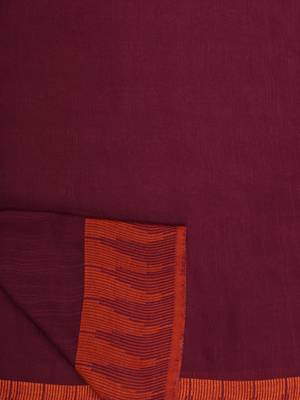 Magenta Hand Woven Poly Silk Handloom Sarees 3
