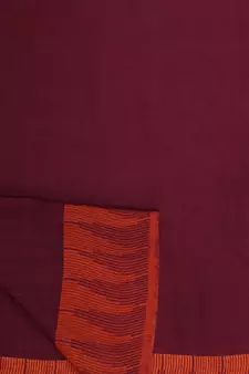 Magenta Hand Woven Poly Silk Handloom Sarees