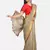 Golden Linen Saree With Blouse