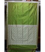 Olive Green Handloom Silk Saree