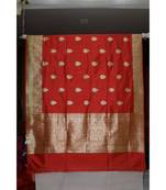 Red Handloom Silk Saree