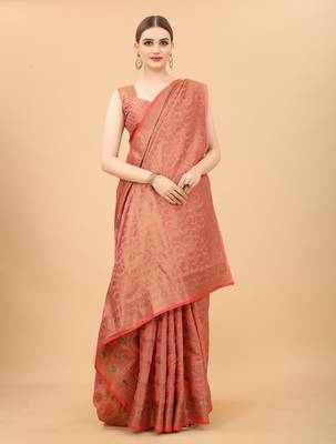 Women'S Designer  Banarasi Saree With Designer Blouse 4