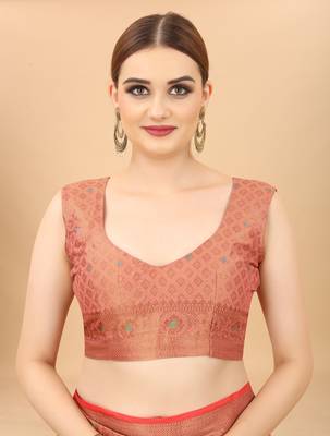 Women'S Designer  Banarasi Saree With Designer Blouse 7