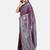 Wine Lichi Silk With Wiving Silver Zari  Saree With Blouse