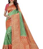 Kanchipuram Silk Tissue Saree with blouse