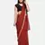 Maroon printed chiffon saree with blouse