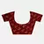 Maroon printed chiffon saree with blouse