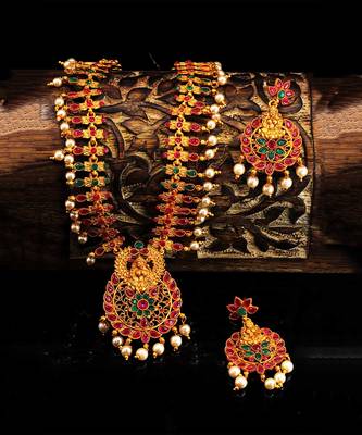 gold plated Alloy necklace-sets 1