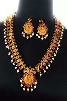 gold plated Alloy necklace-sets