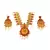 gold plated Alloy necklace-sets