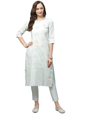Pink printed art silk combo-kurtis 4