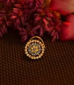 Designer 42 Diamond Turquoise cubic zirconia Bridal nose ring for Wedding