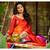 Multicolor crepe-sarees