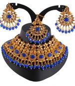 Blue cubic zirconia necklace-sets