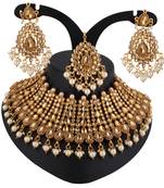 Brown cubic zirconia necklace-sets