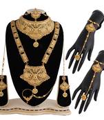 Brown cubic zirconia necklace-sets