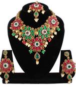 Multicolor cubic zirconia necklace-sets
