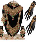 Multicolor cubic zirconia necklace-sets