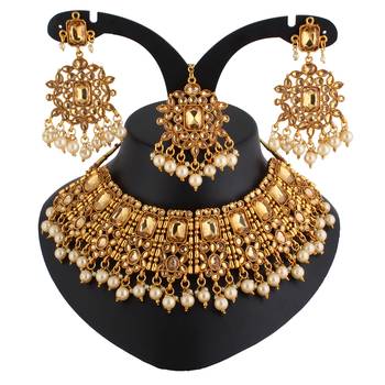 Brown cubic zirconia necklace-sets 1
