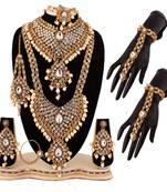 White cubic zirconia necklace-sets