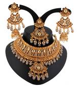 Grey cubic zirconia necklace-sets