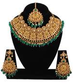 Green cubic zirconia necklace-sets