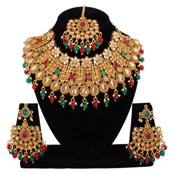 Multicolor cubic zirconia necklace-sets 1