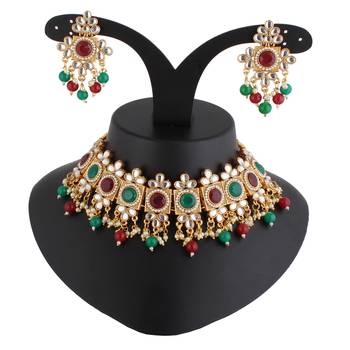Multicolor cubic zirconia necklace-sets 1