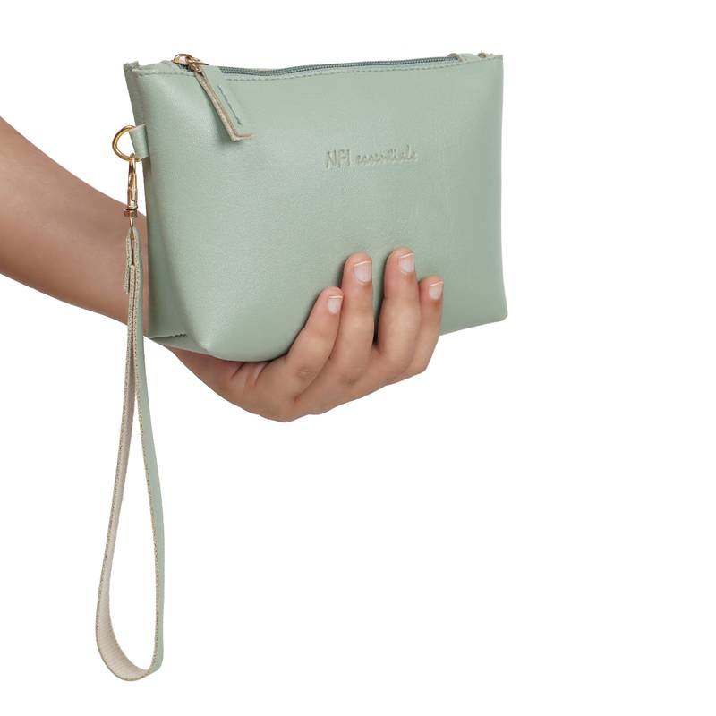 NFI essentials Makeup Pouches for Women Stylish Makeup Bag Accessories Travel Cosmetic Bags Toiletry Bags (Pack of 2)