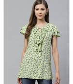 Rayon Printed Top Pista