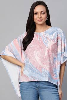 Rayon Marble Printed Topmulti
