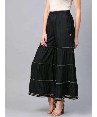 Rayon Black Sharara 2