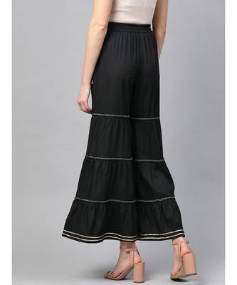 Rayon Black Sharara 4