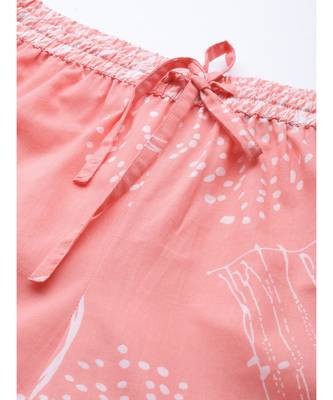 Geomatrical Printed Night Suitpink 4