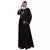 Emirates Umbrella abaya with embroidery work- Coffee Brown