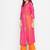 Women Block Printed Overlap Layered Kurta Pallazo Set