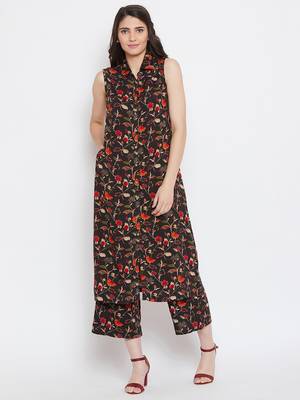 Women Printed Kurta Pant Set 1