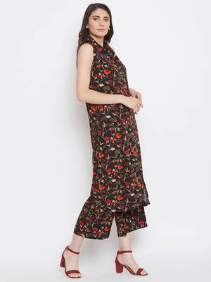 Women Printed Kurta Pant Set 2