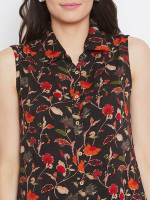 Women Printed Kurta Pant Set 4
