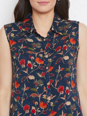 Women Printed Kurta Pant Set 4