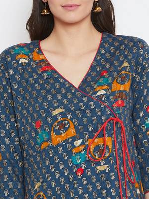 Women Printed Kurta Pant Set 4