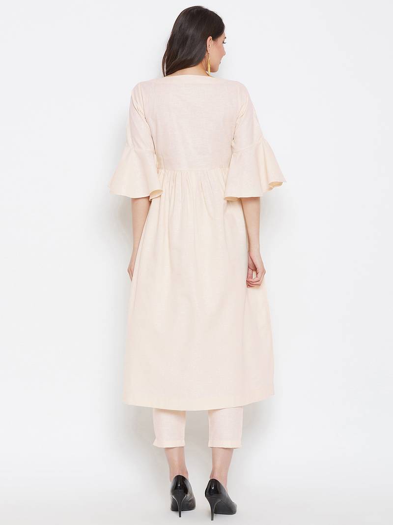 Women Embroidered Kurta Pant Set