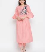 Women Embroidered Kurta Pant Set