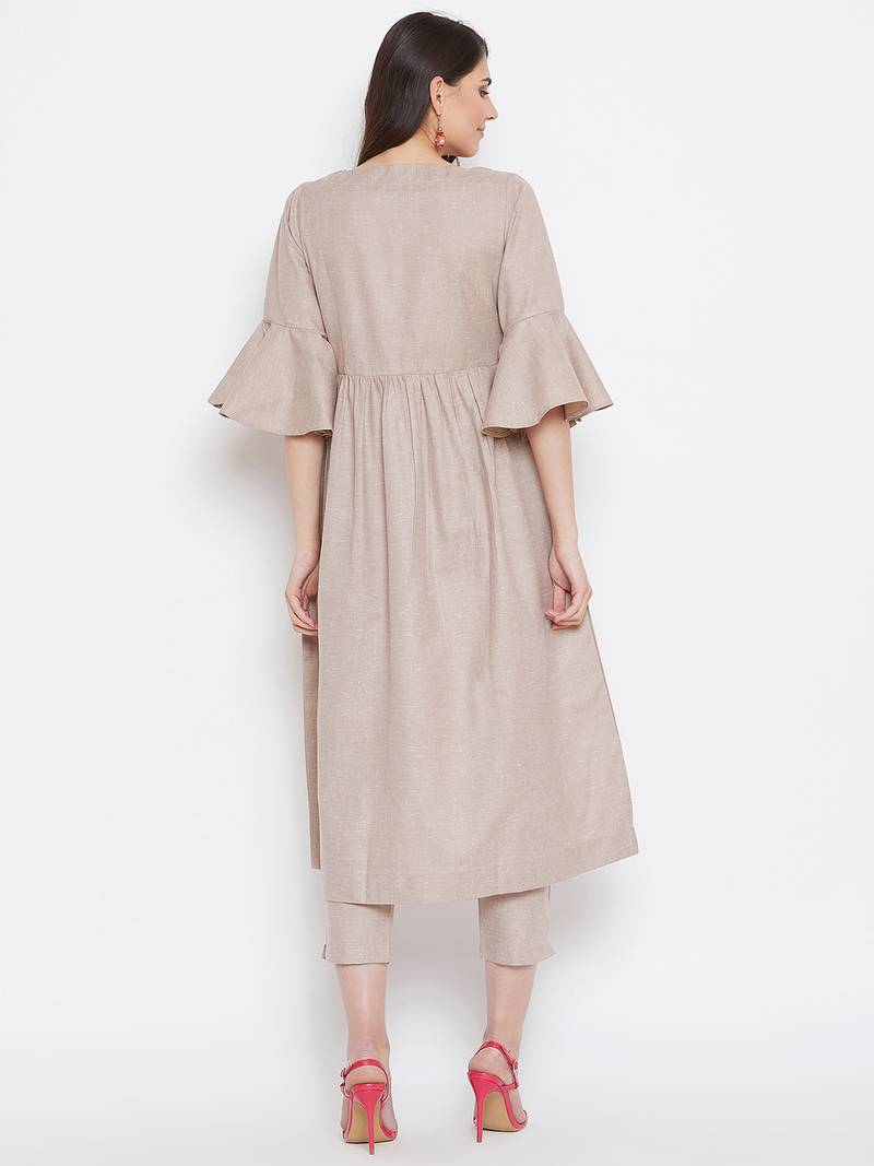 Women Embroidered Kurta Pant Set